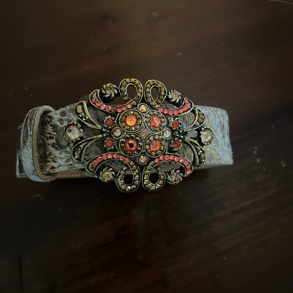 Leather rock belt - Picture 1 of 3